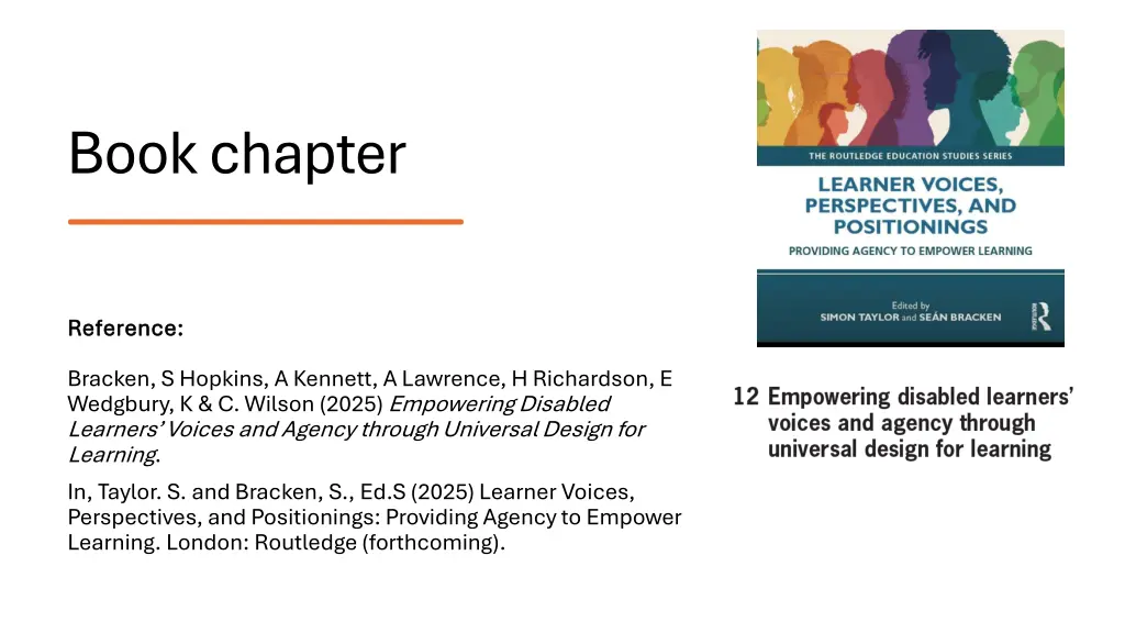 book chapter