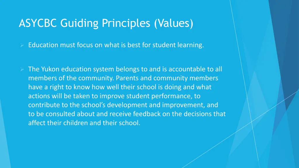 asycbc guiding principles values