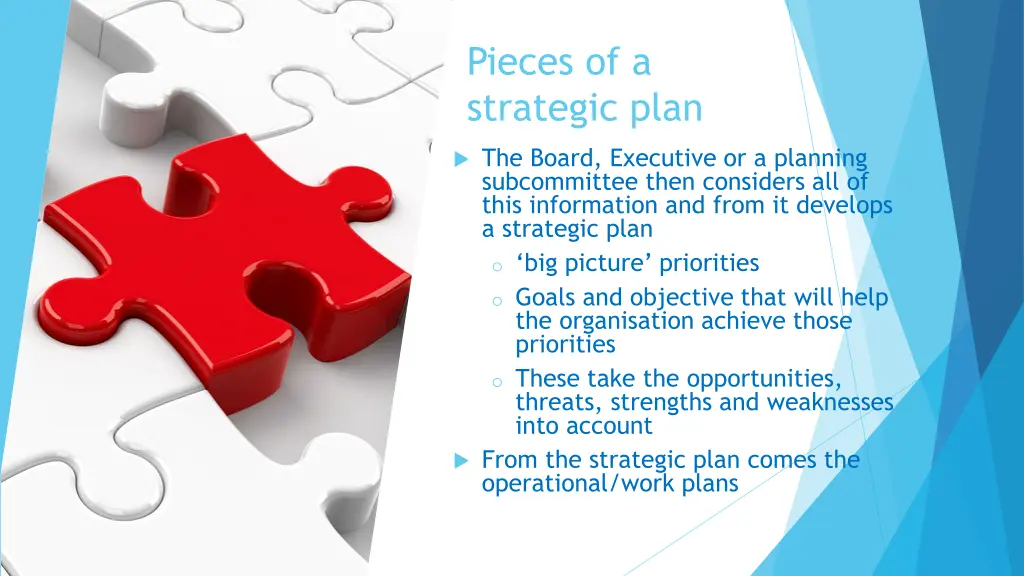 pieces of a strategic plan 1