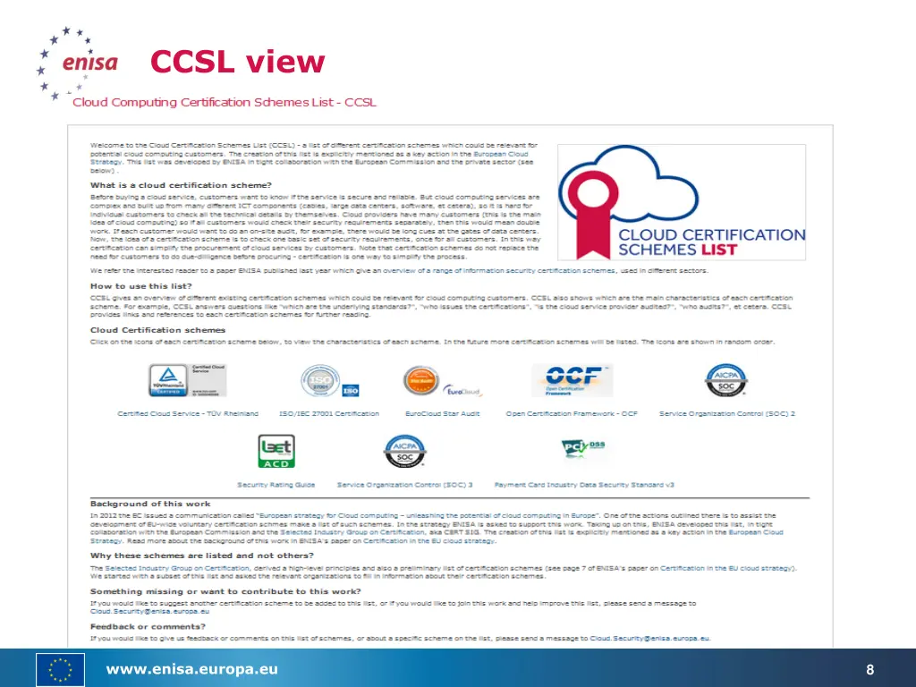 ccsl view