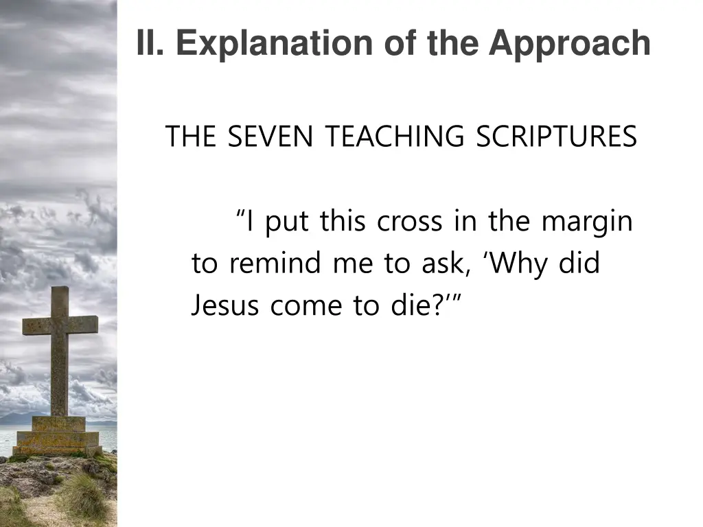 ii explanation of the approach 4