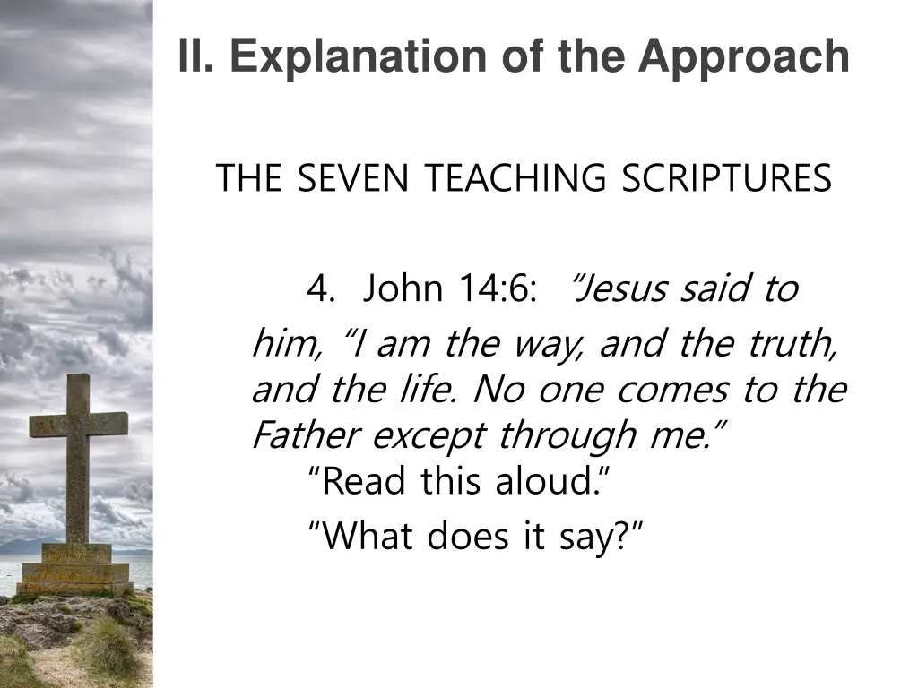 ii explanation of the approach 5