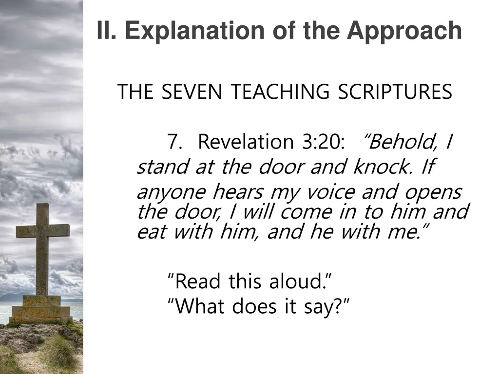 ii explanation of the approach 8