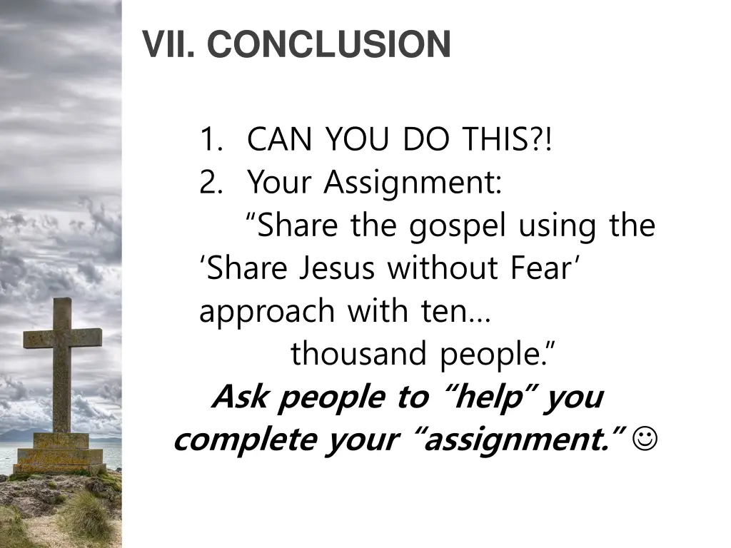 vii conclusion