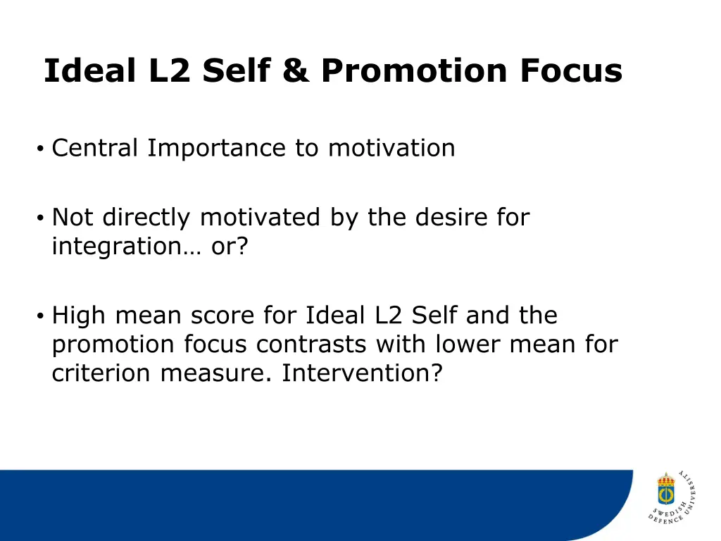 ideal l2 self promotion focus 1