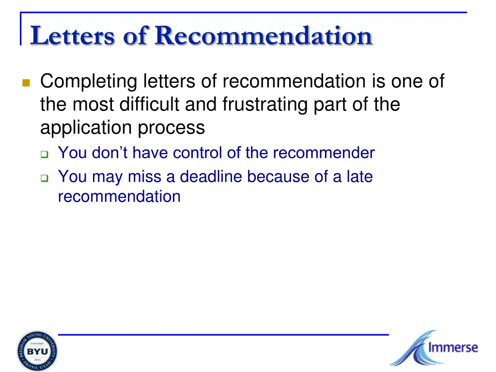 letters of recommendation 2