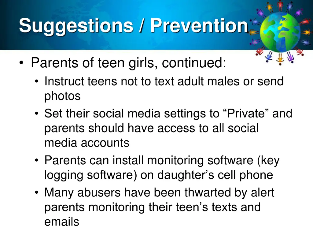 suggestions prevention 2