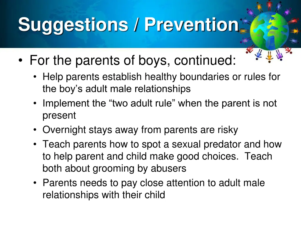 suggestions prevention 4