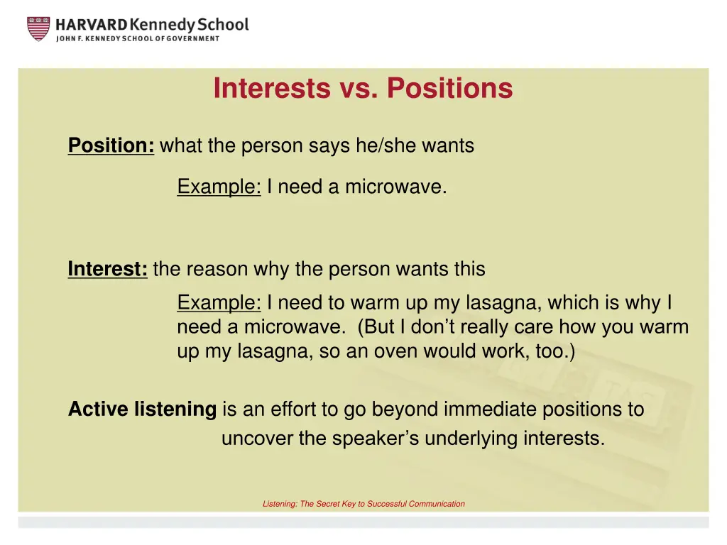 interests vs positions
