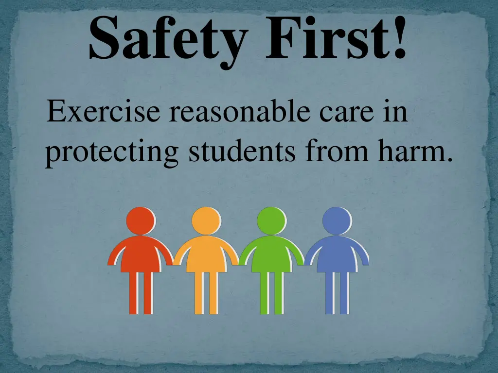 safety first 1