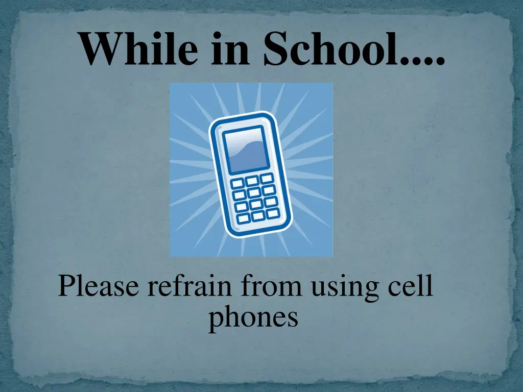 while in school 4