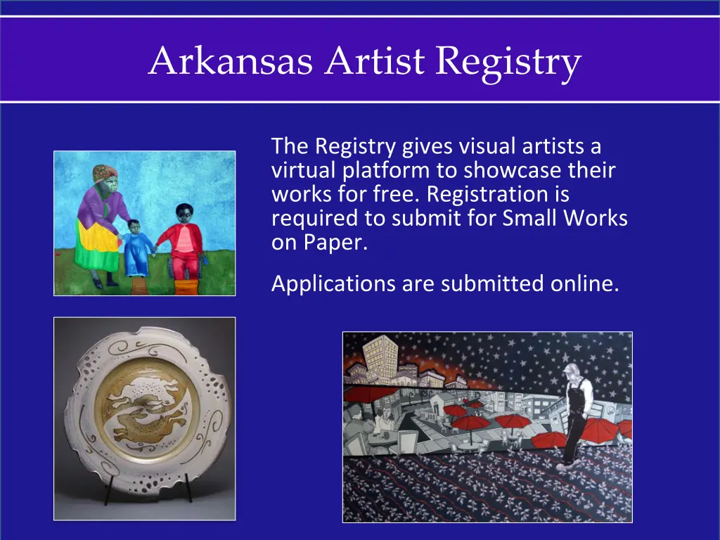 arkansas artist registry