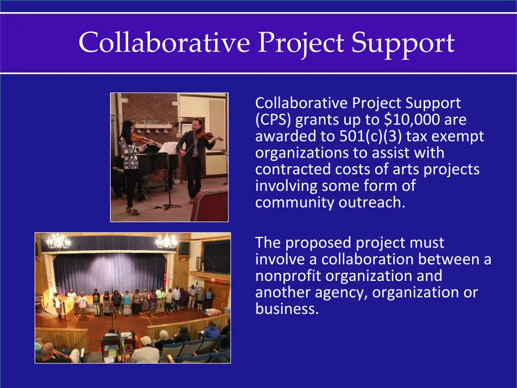 collaborative project support