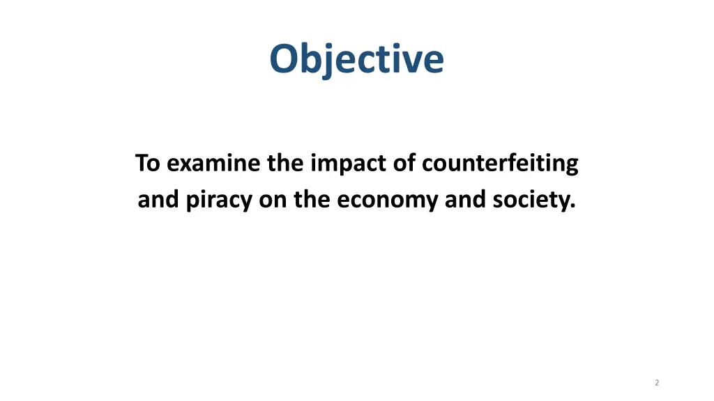 objective