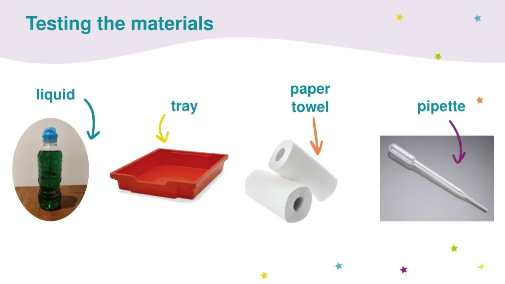 testing the materials