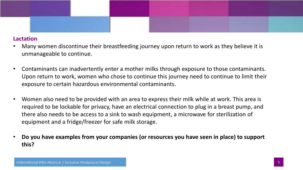 lactation many women discontinue their