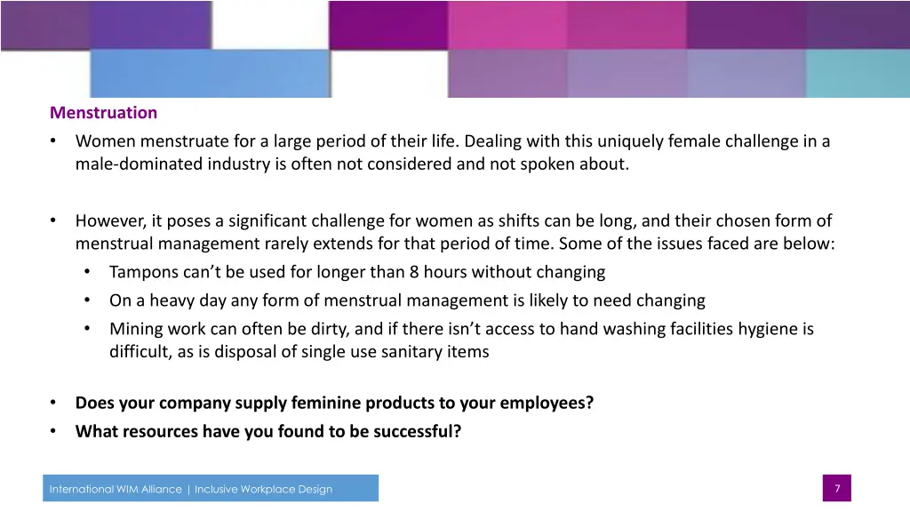 menstruation women menstruate for a large period