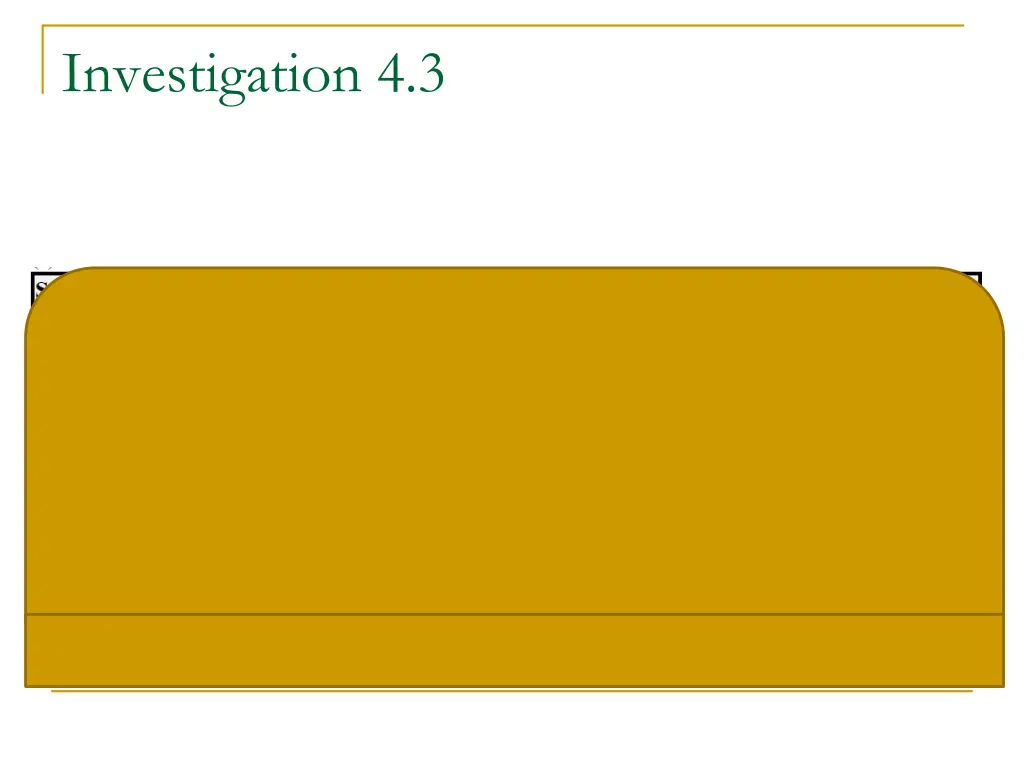 investigation 4 3 2