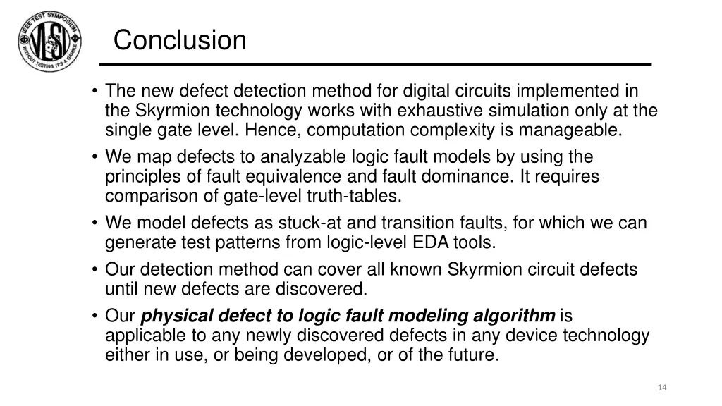 conclusion