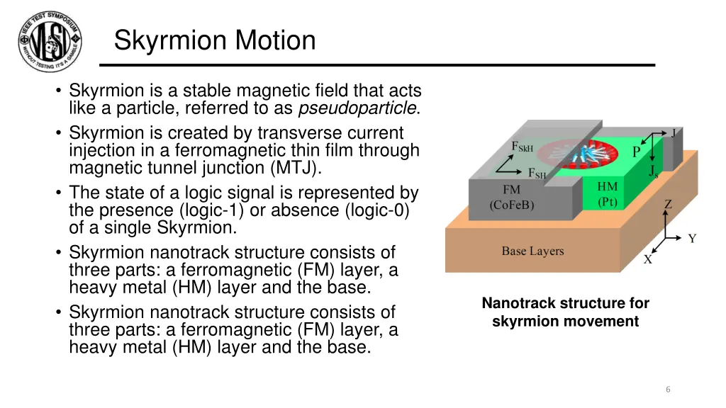 skyrmion motion