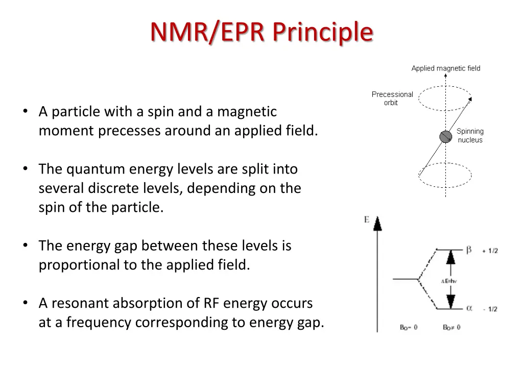 nmr epr principle