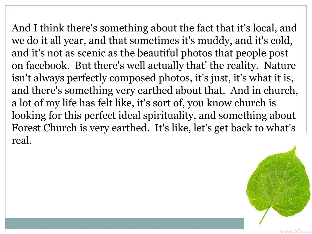 and i think there s something about the fact that