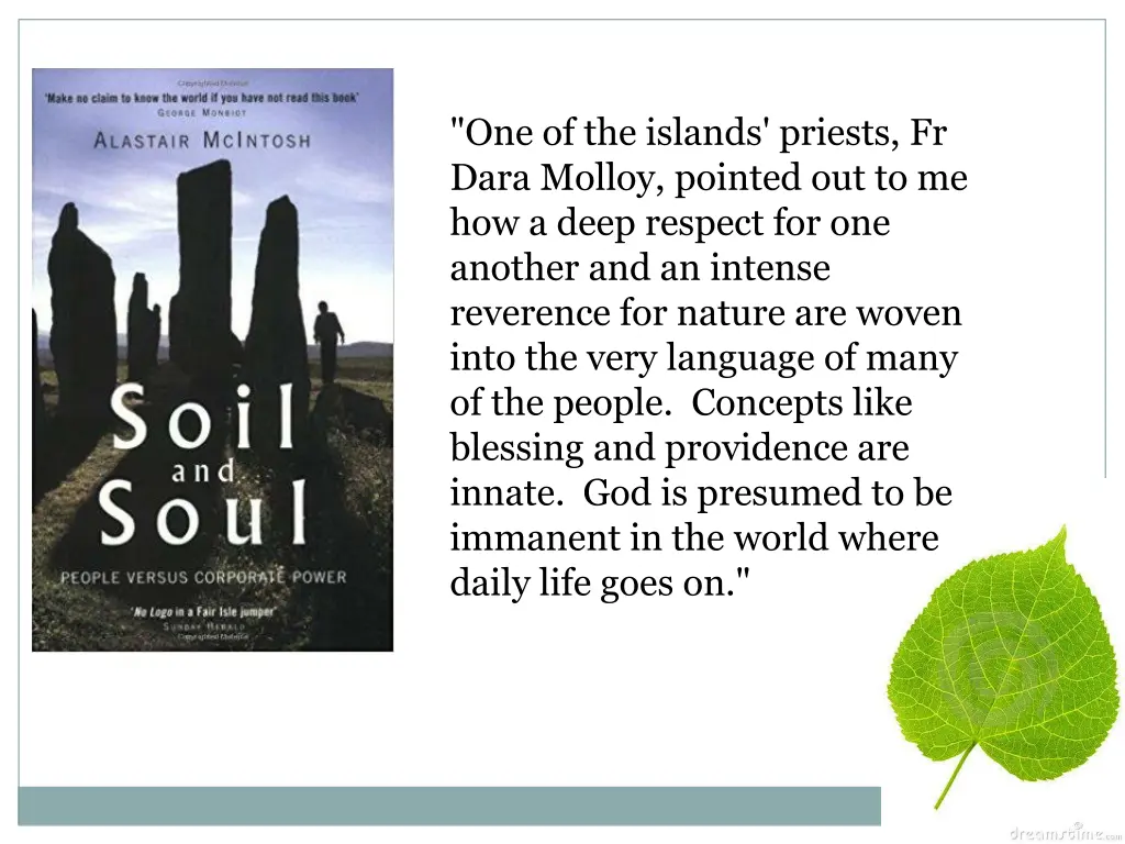 one of the islands priests fr dara molloy pointed