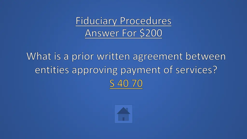 fiduciary procedures answer for 200