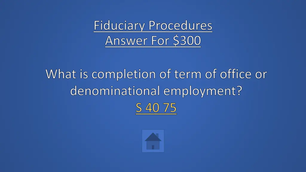 fiduciary procedures answer for 300