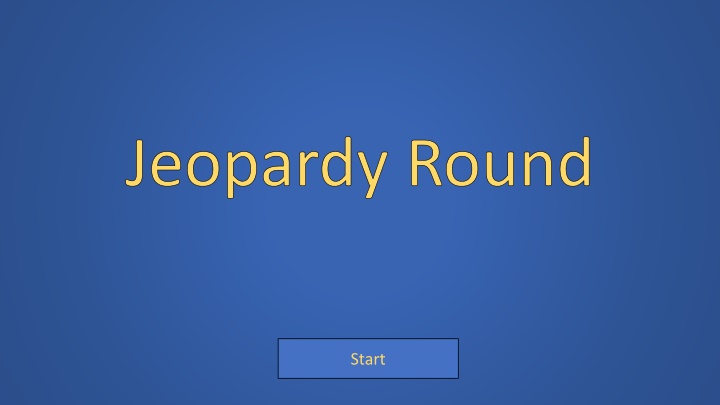 jeopardy round