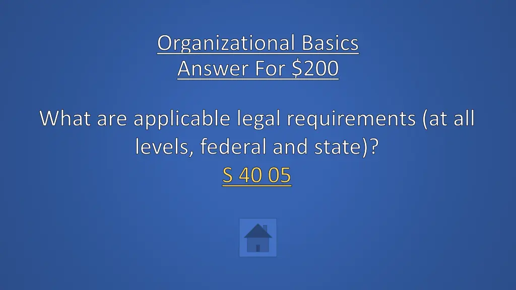 organizational basics answer for 200