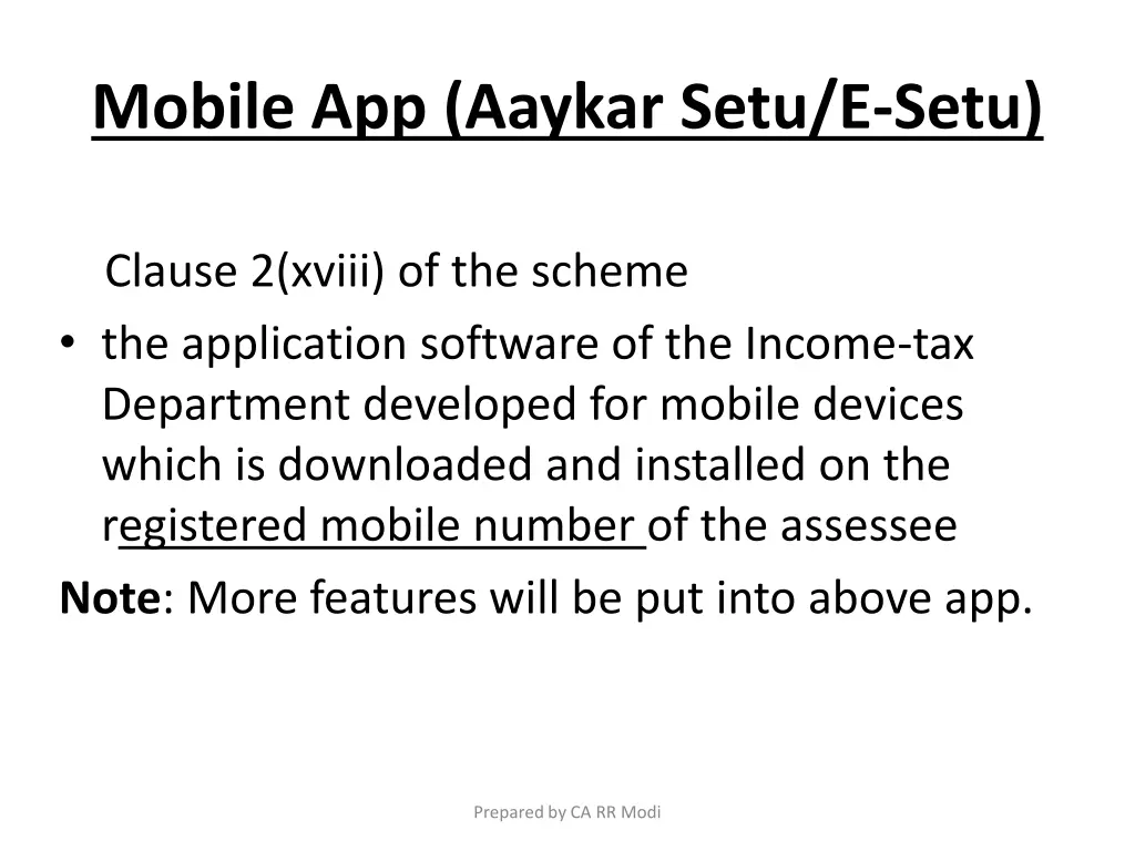 mobile app aaykar setu e setu
