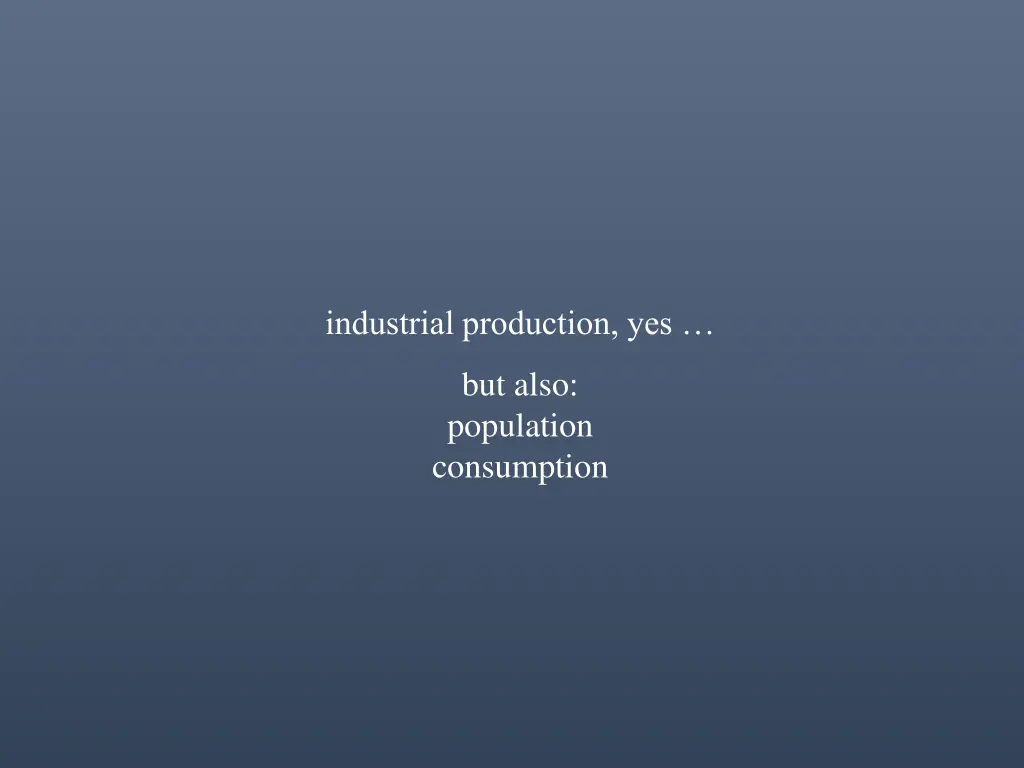 industrial production yes