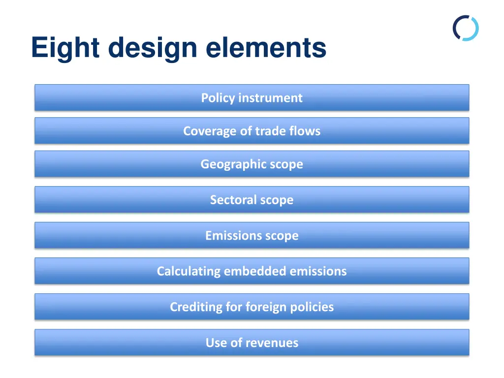 eight design elements