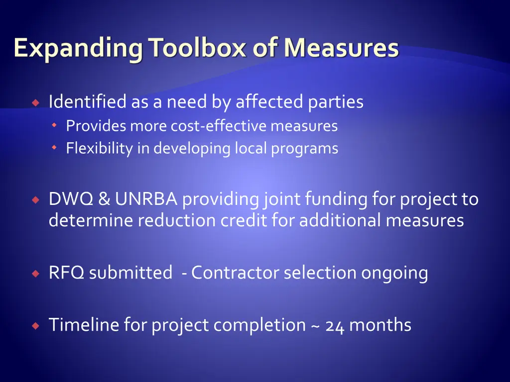 expanding toolbox of measures