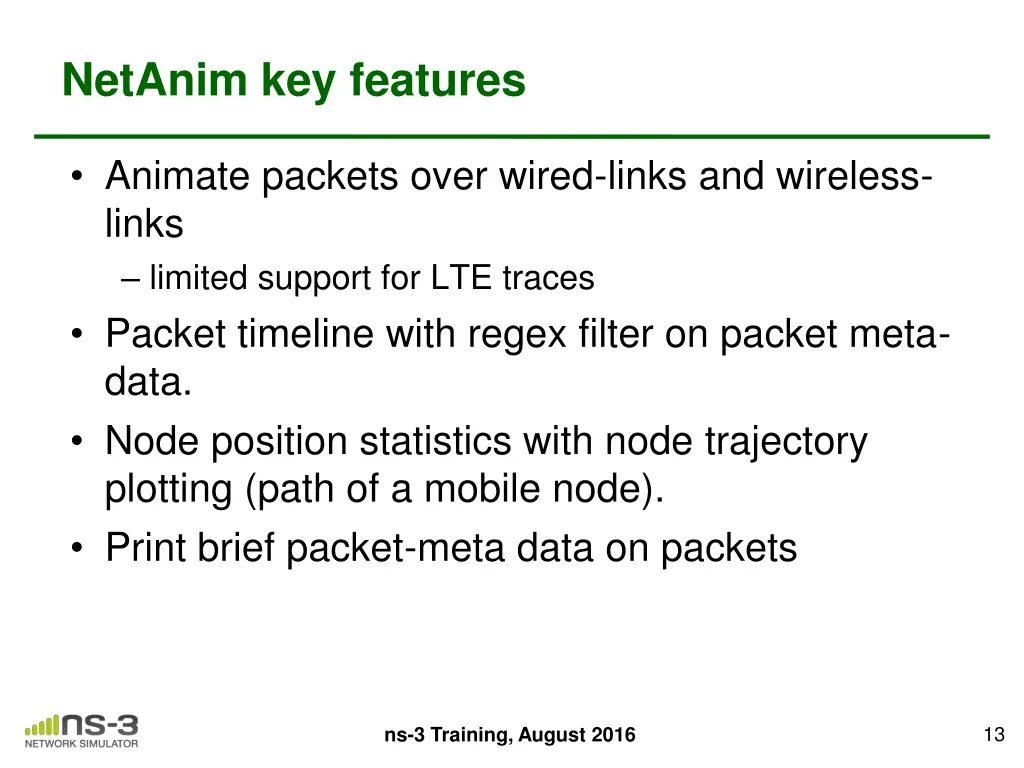 netanim key features