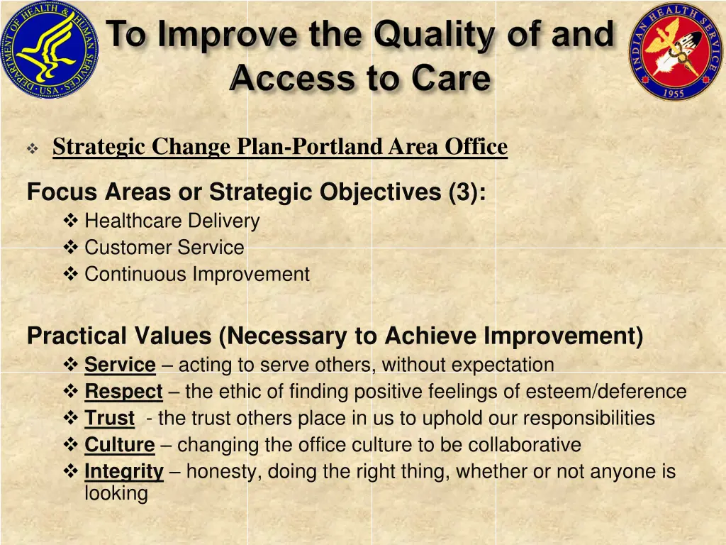 strategic change plan portland area office 1