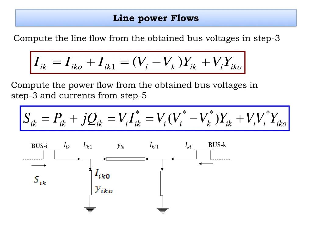 line power flows