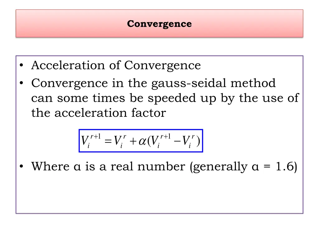 convergence