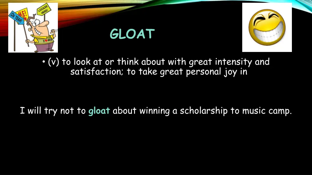 gloat