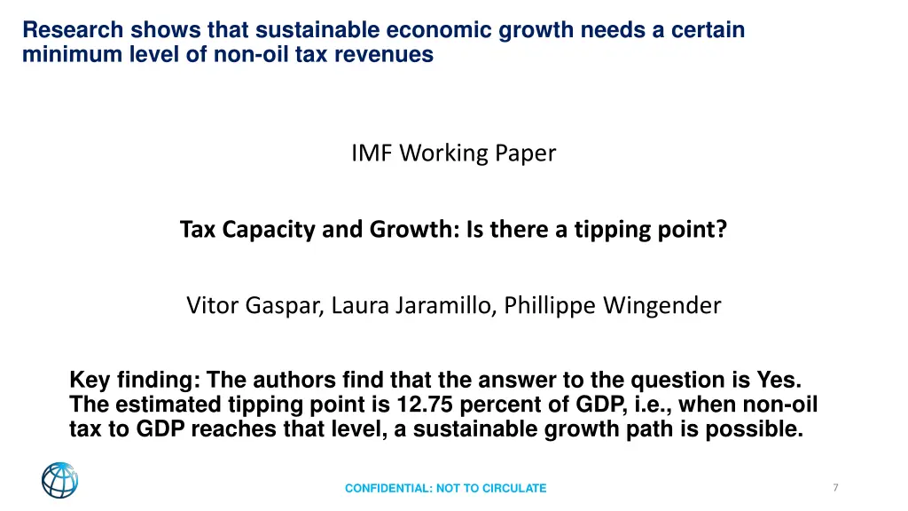 research shows that sustainable economic growth