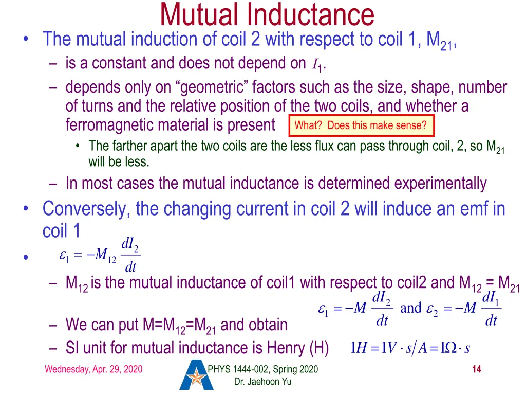 mutual inductance 1