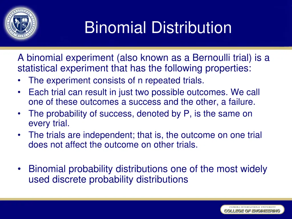 binomial distribution
