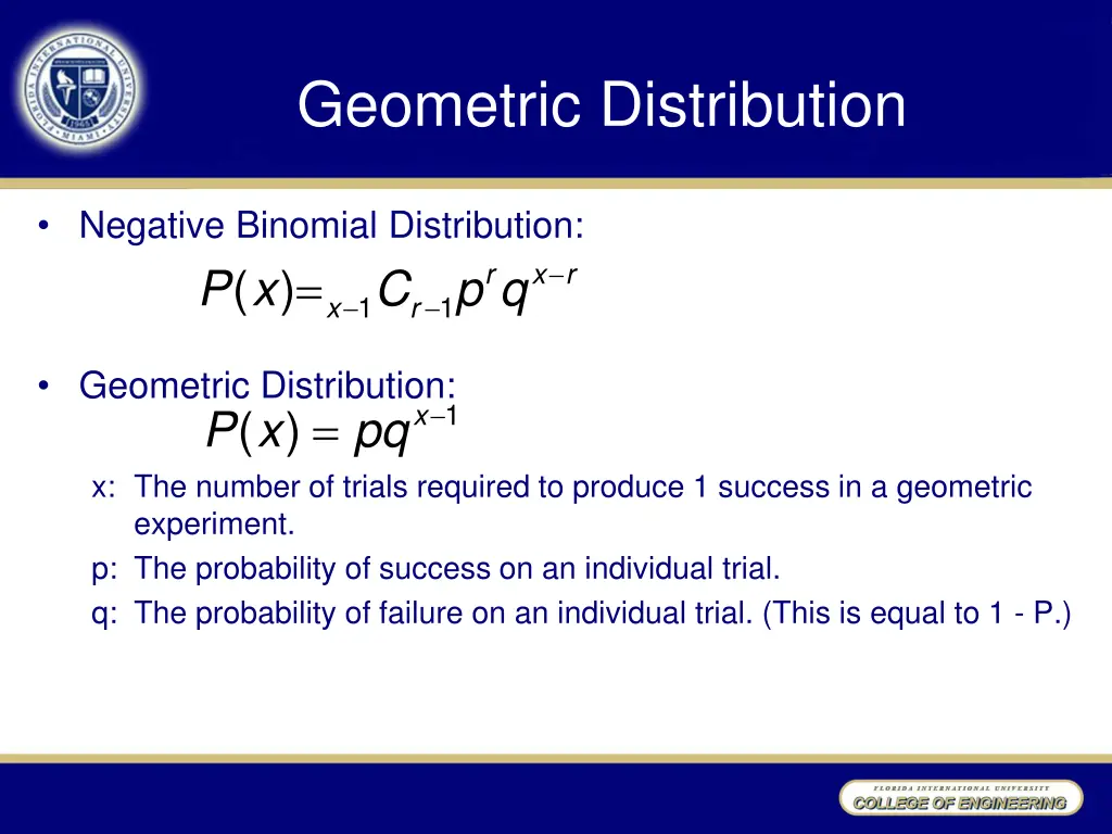 geometric distribution 1