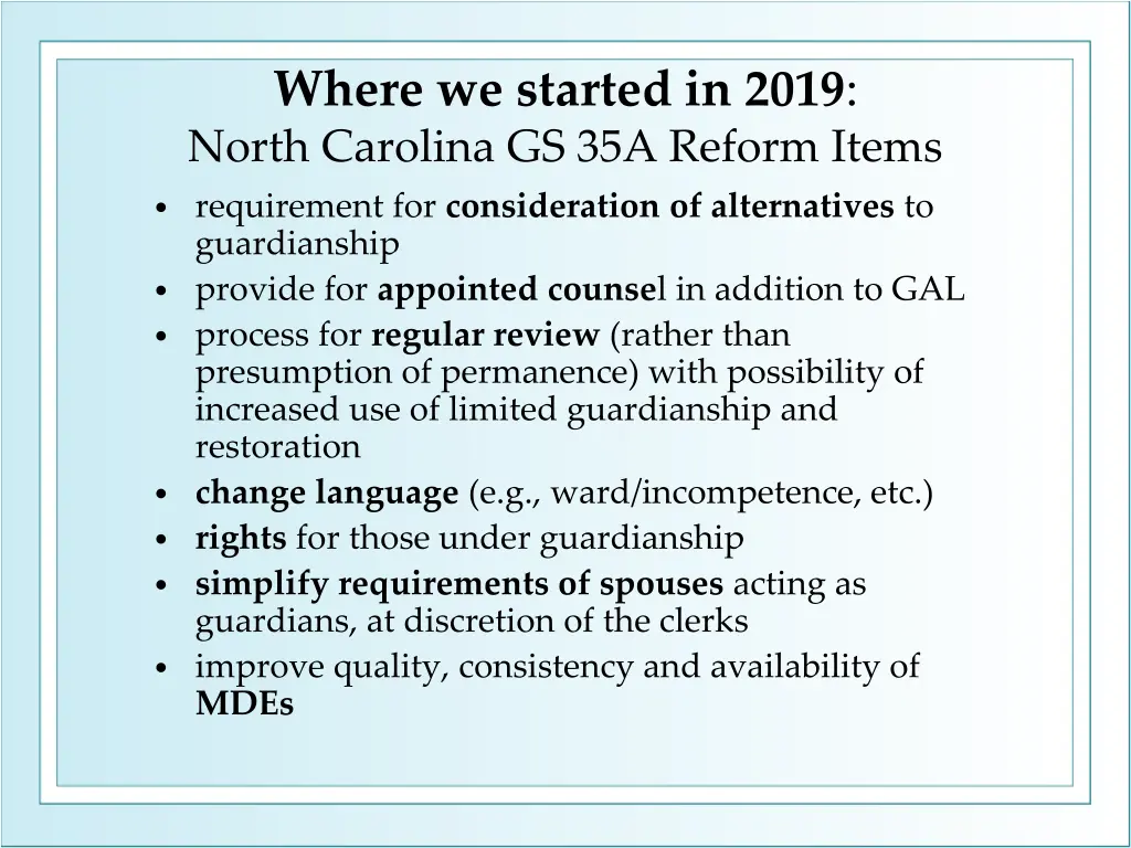 where we started in 2019 north carolina
