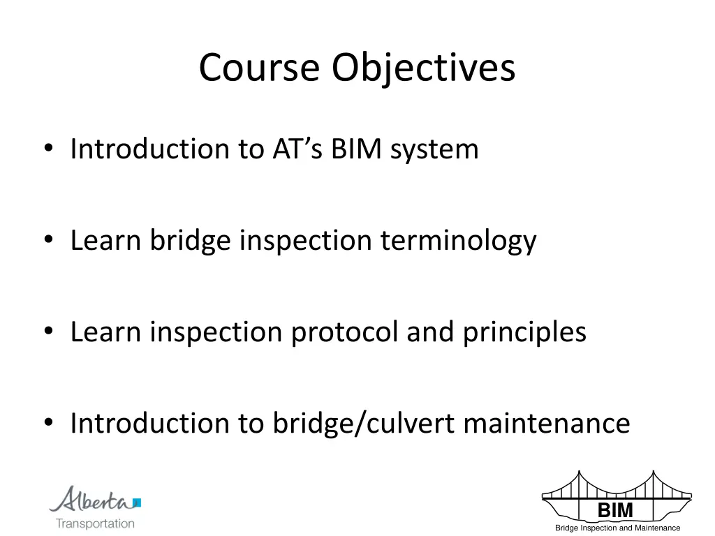 course objectives
