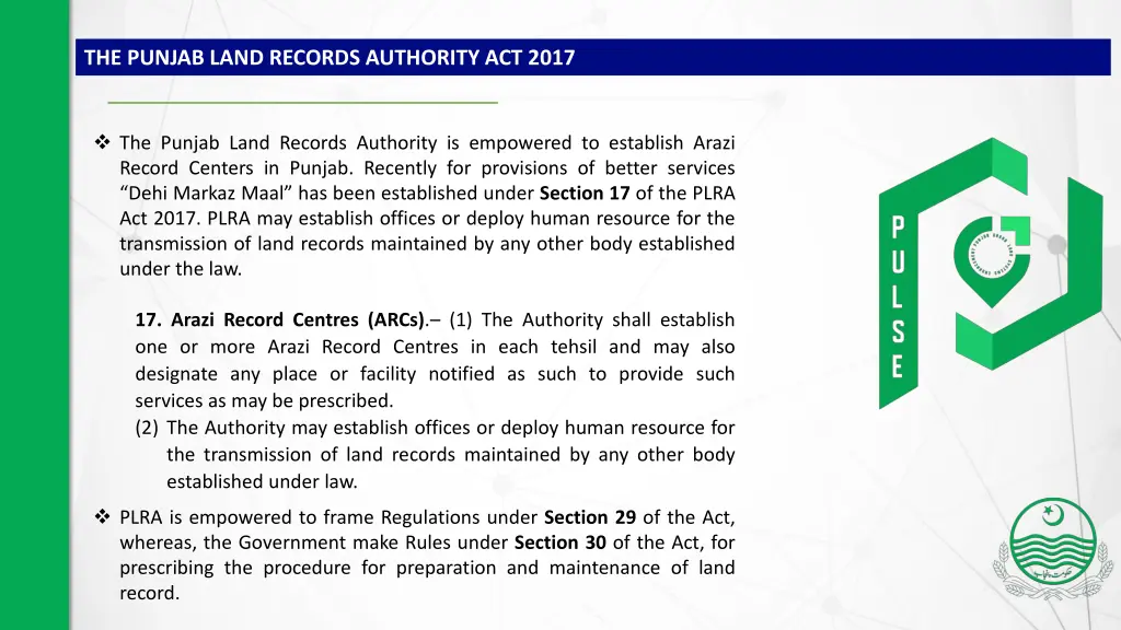 the punjab land records authority act 2017 1