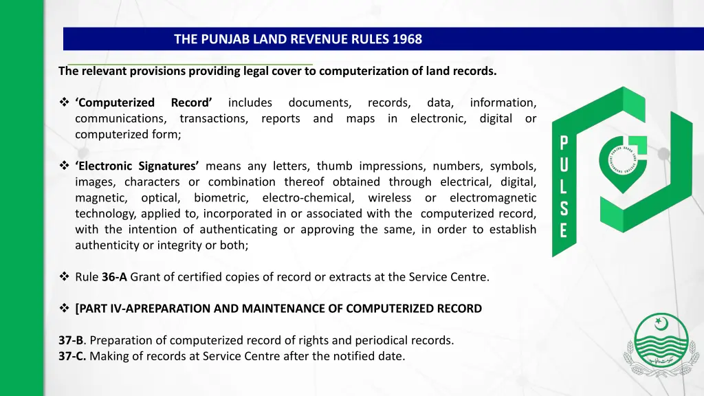 the punjab land revenue rules 1968