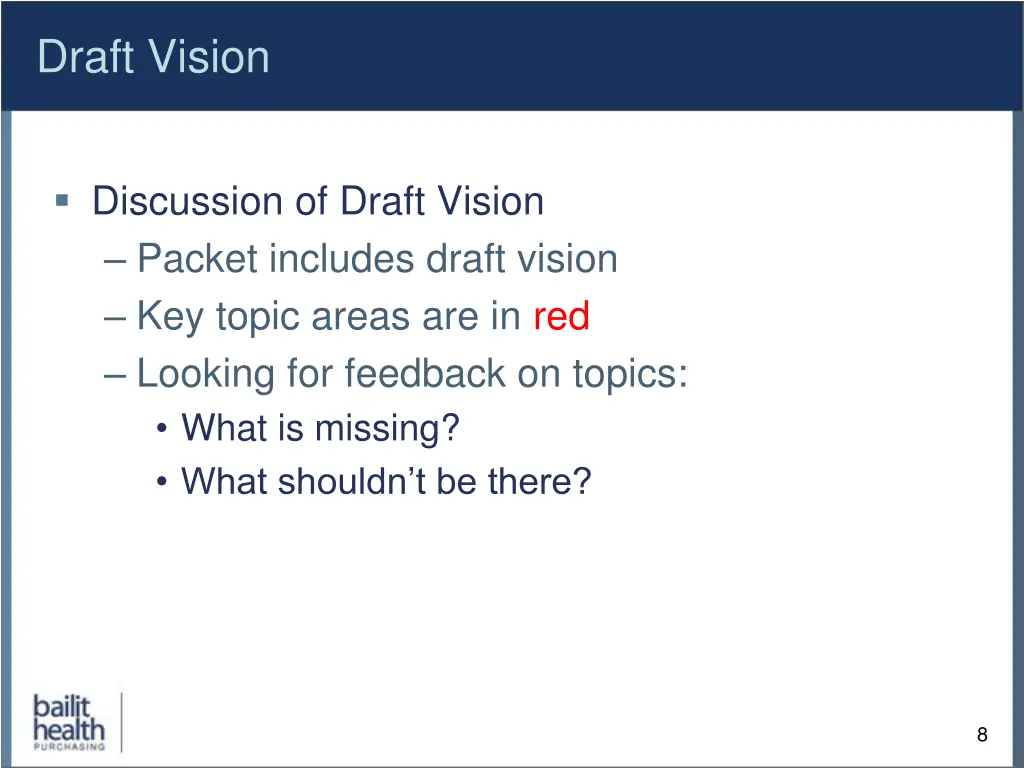 draft vision
