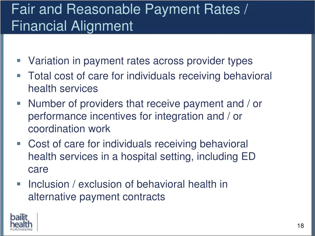 fair and reasonable payment rates financial